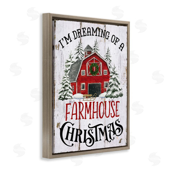 Stupell Industries Creatif Belle | Farmhouse Christmas Dreaming