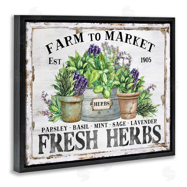 Stupell Industries Creatif Belle | Farmhouse Fresh Herbs