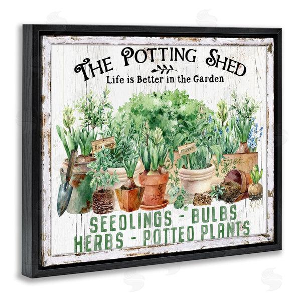 Stupell Industries Creatif Belle | Farmhouse Potting Shed