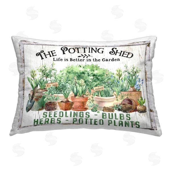 stupell industries Creatif Belle | Farmhouse Potting Shed