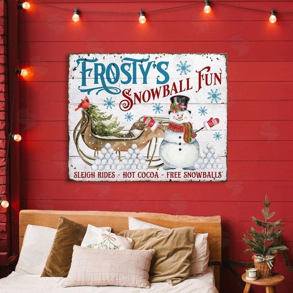Stupell Industries Creatif Belle | Frosty's Snowball Fun