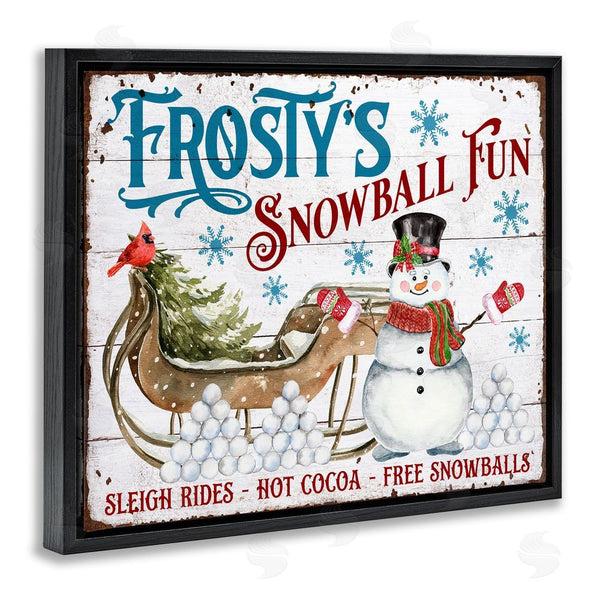 Stupell Industries Creatif Belle | Frosty's Snowball Fun