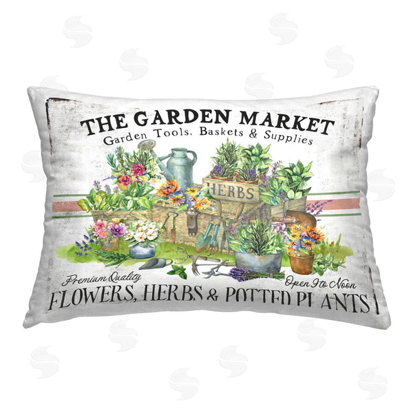 stupell industries Creatif Belle | Garden Market Bistro Stripe