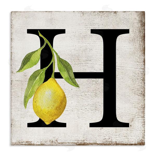 stupell industries Creatif Belle | H with Lemon Letter