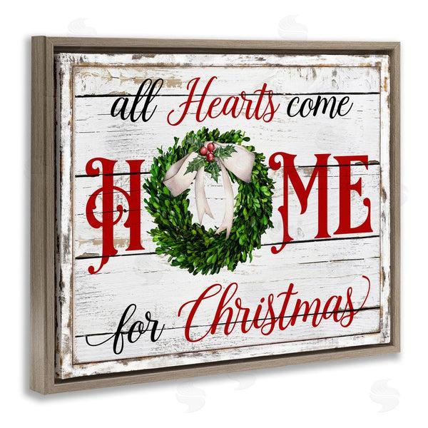 Stupell Industries Creatif Belle | Hearts Home For Christmas