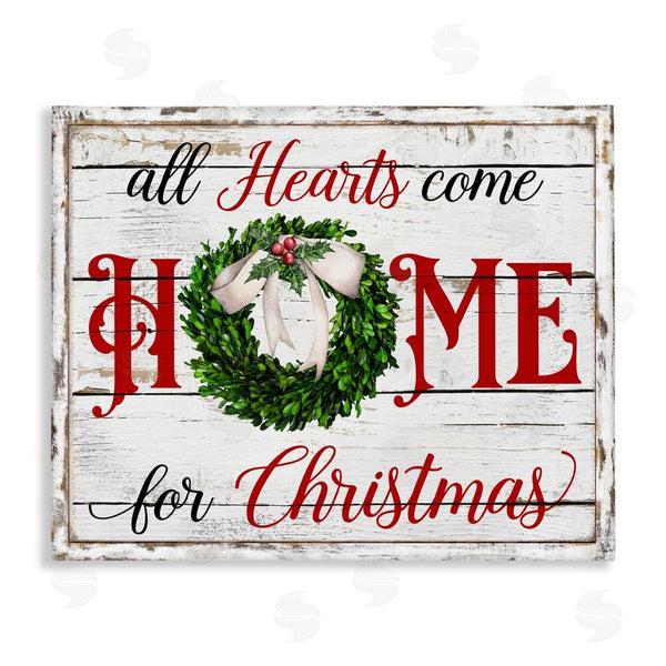 stupell industries Creatif Belle | Hearts Home For Christmas