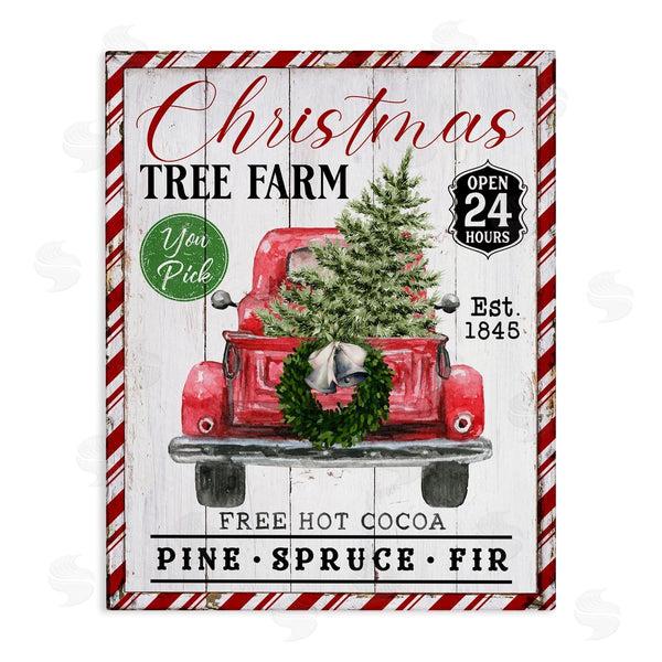 stupell industries Creatif Belle | Holiday Tree Farm Sign
