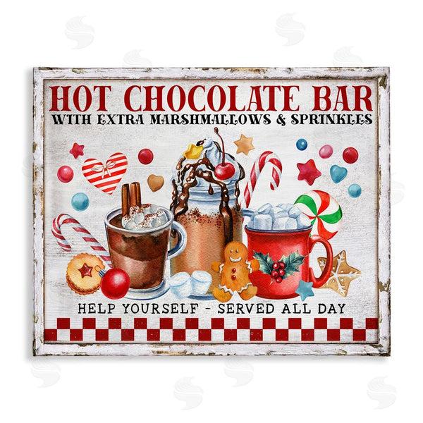 stupell industries Creatif Belle | Hot Chocolate Bar Wall Art