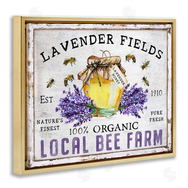 Stupell Industries Creatif Belle | Lavender Fields Bee Farm