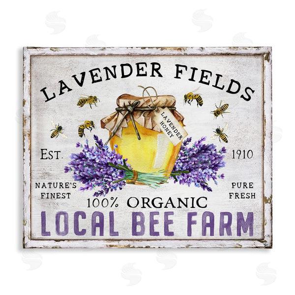 stupell industries Creatif Belle | Lavender Fields Bee Farm