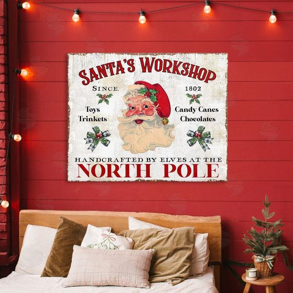 Stupell Industries Creatif Belle | North Pole Santa's Workshop