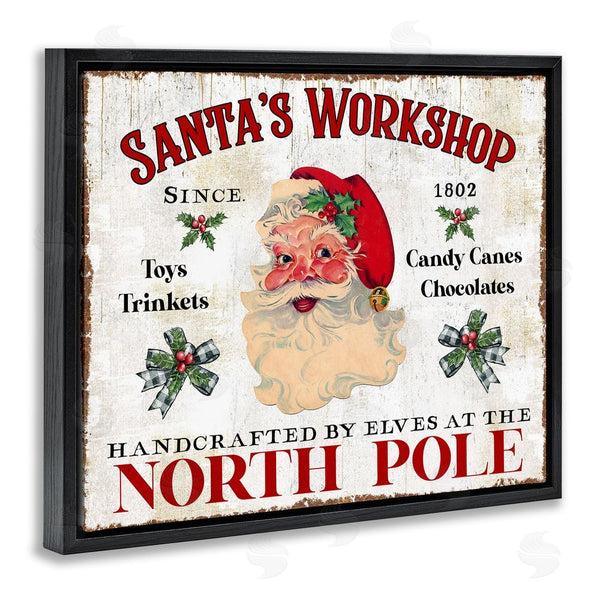 Stupell Industries Creatif Belle | North Pole Santa's Workshop