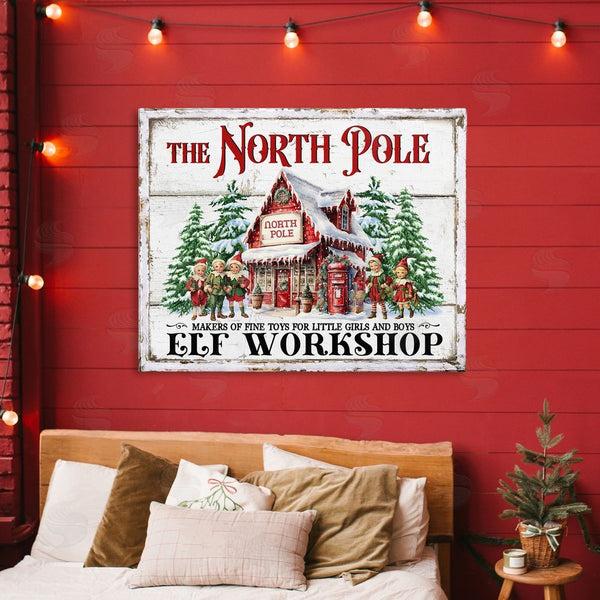 Stupell Industries Creatif Belle | North Pole Workshop