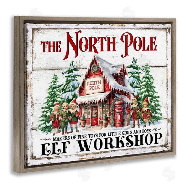 Stupell Industries Creatif Belle | North Pole Workshop