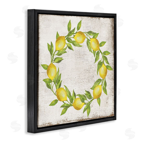Stupell Industries Creatif Belle | O Letter Lemon Wreath