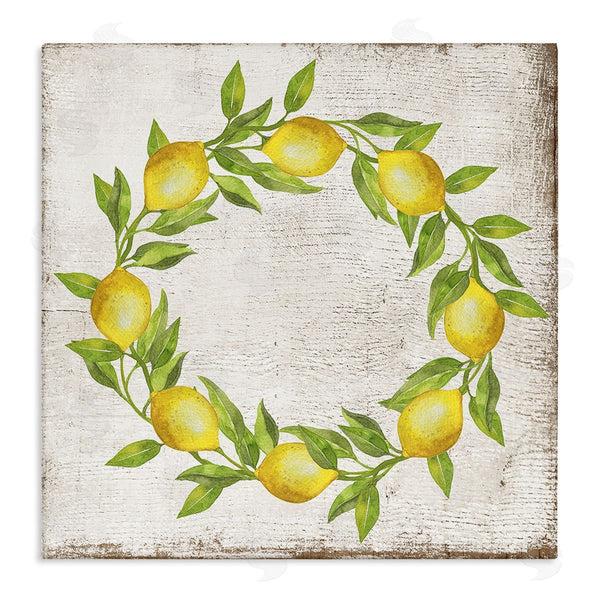 stupell industries Creatif Belle | O Letter Lemon Wreath