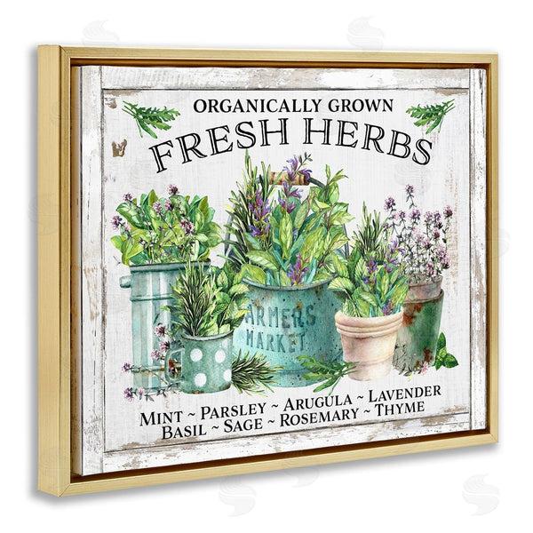 Stupell Industries Creatif Belle | Organic Fresh Herbs