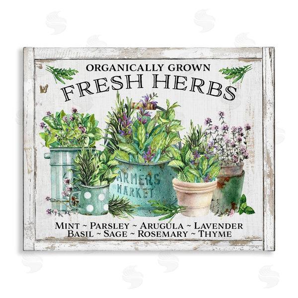 stupell industries Creatif Belle | Organic Fresh Herbs