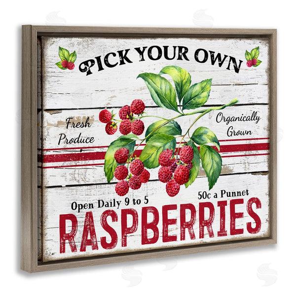 Stupell Industries Creatif Belle | Pick Your Own Raspberries