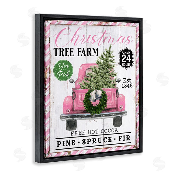 Stupell Industries Creatif Belle | Pink Christmas Tree Farm