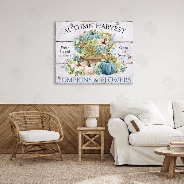 Stupell Industries Creatif Belle | Pumpkins & Flowers Harvest