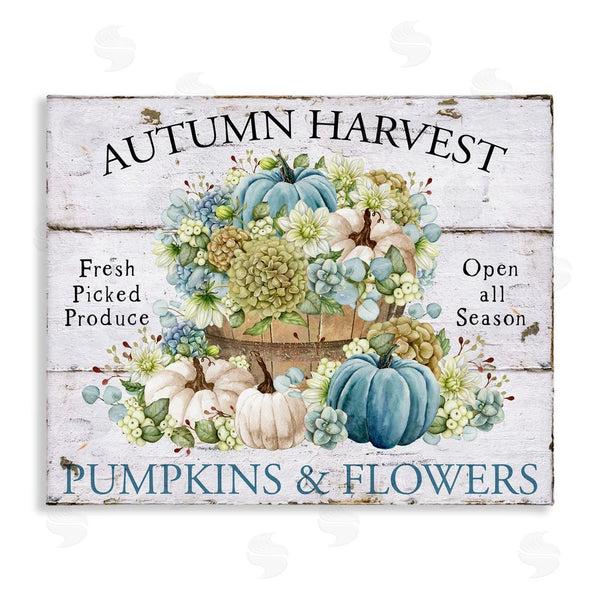 stupell industries Creatif Belle | Pumpkins & Flowers Harvest