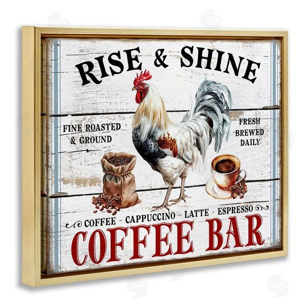 Stupell Industries Creatif Belle | Rise & Shine Coffee Bar