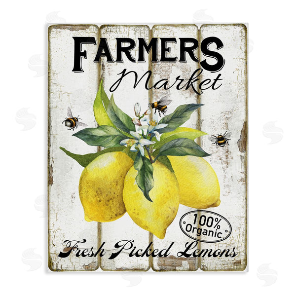 stupell industries Creatif Belle | Rustic Farm Market Lemons