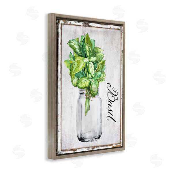 Stupell Industries Creatif Belle | Rustic Garden Basil