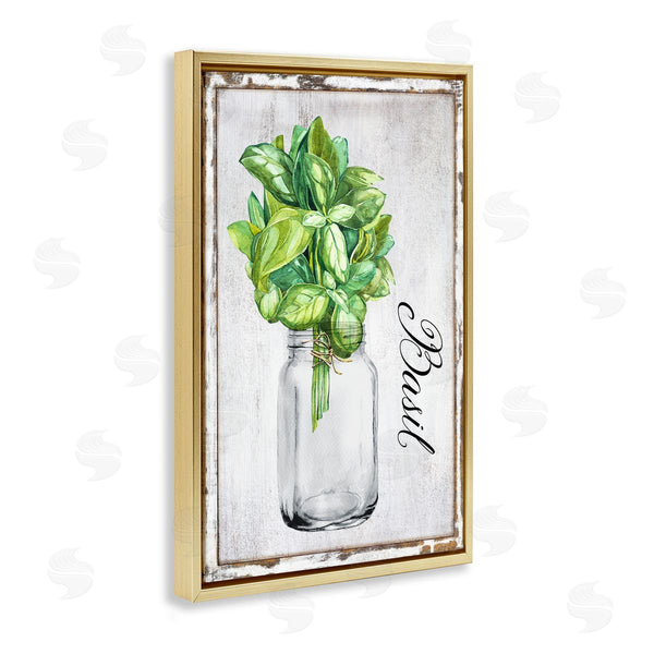 Stupell Industries Creatif Belle | Rustic Garden Basil