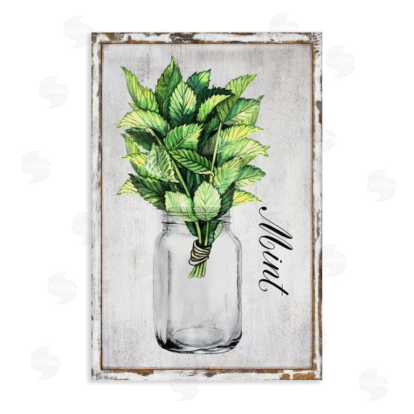 stupell industries Creatif Belle | Rustic Garden Mint