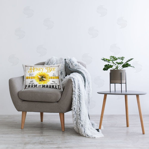 Stupell Industries Creatif Belle | Rustic Honey Bee & Flower