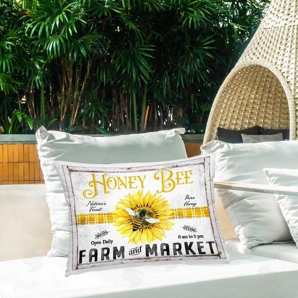 Stupell Industries Creatif Belle | Rustic Honey Bee & Flower