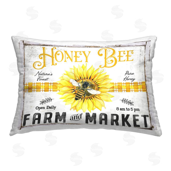 stupell industries Creatif Belle | Rustic Honey Bee & Flower