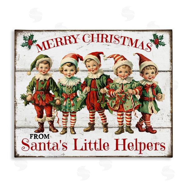 stupell industries Creatif Belle | Santa's Helpers Elves