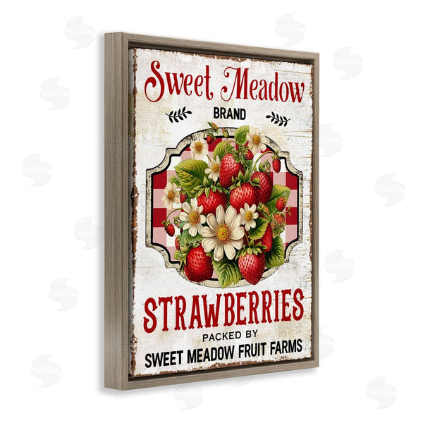 Stupell Industries Creatif Belle | Sweet Meadow Strawberries