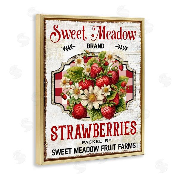 Stupell Industries Creatif Belle | Sweet Meadow Strawberries