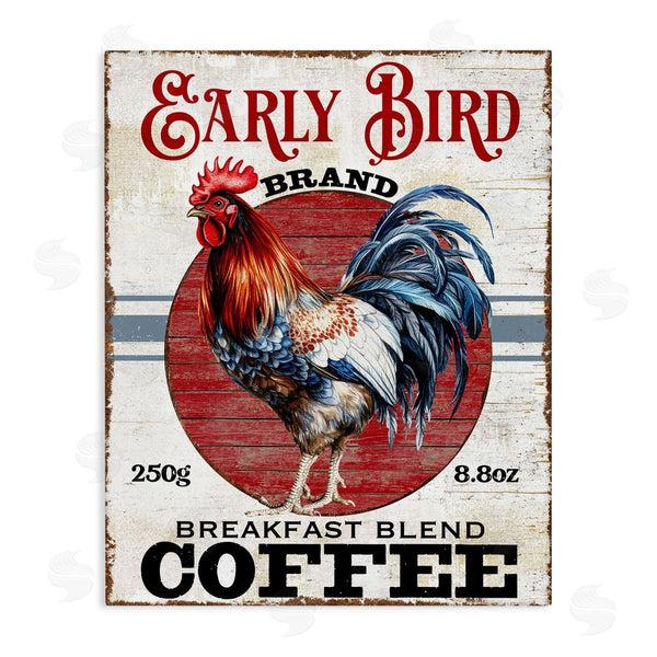 stupell industries Creatif Belle | Vintage Early Bird Coffee