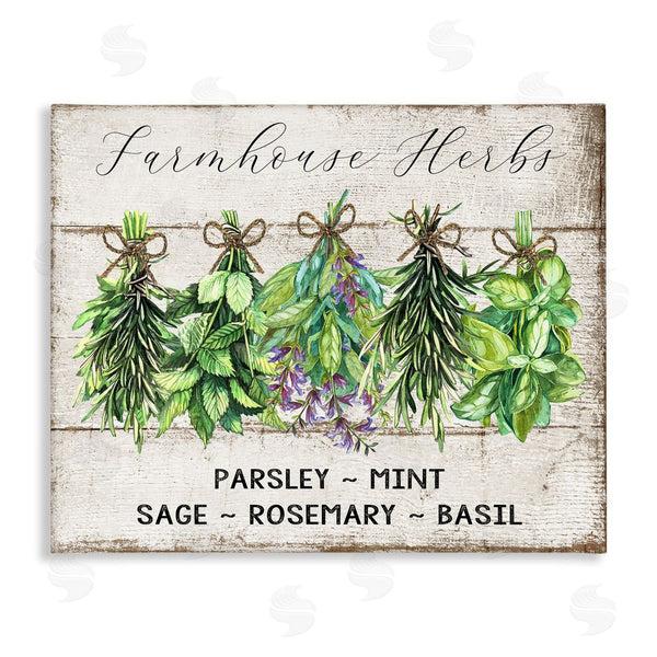 stupell industries Creatif Belle | Vintage Farm Market Herbs
