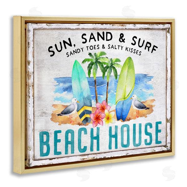 Stupell Industries Creatif Belle | Vintage Sun Sand & Surf
