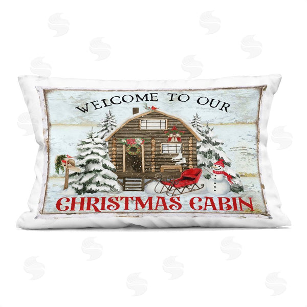 stupell industries Creatif Belle | Welcome Christmas Cabin