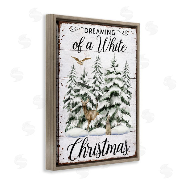 Stupell Industries Creatif Belle | White Christmas Forest