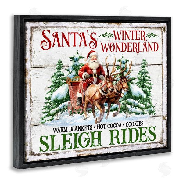 Stupell Industries Creatif Belle | Winter Wonderland Sleigh Rides