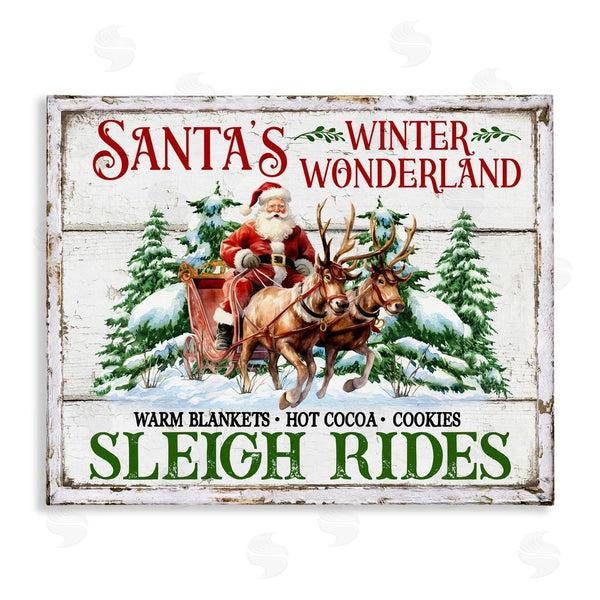 stupell industries Creatif Belle | Winter Wonderland Sleigh Rides