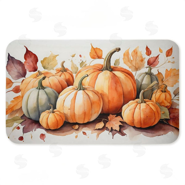 Stupell Industries Creative Studio | Autumn Pumpkin Harvest Bundle Anti-Fatigue Mat