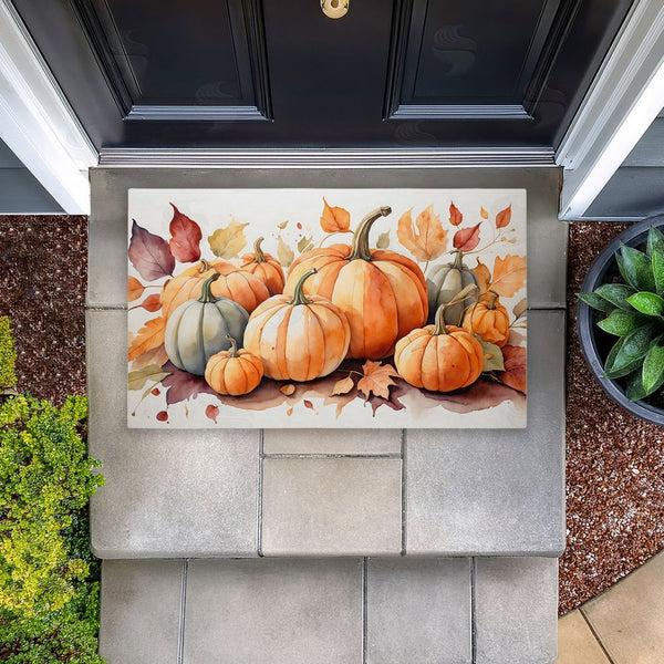 Stupell Industries Creative Studio | Autumn Pumpkin Harvest Bundle Non-Woven Door Mat