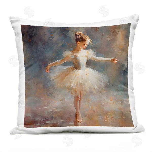 Stupell Industries Creative Studio | Ballerina In White Tutu Throw Pillow