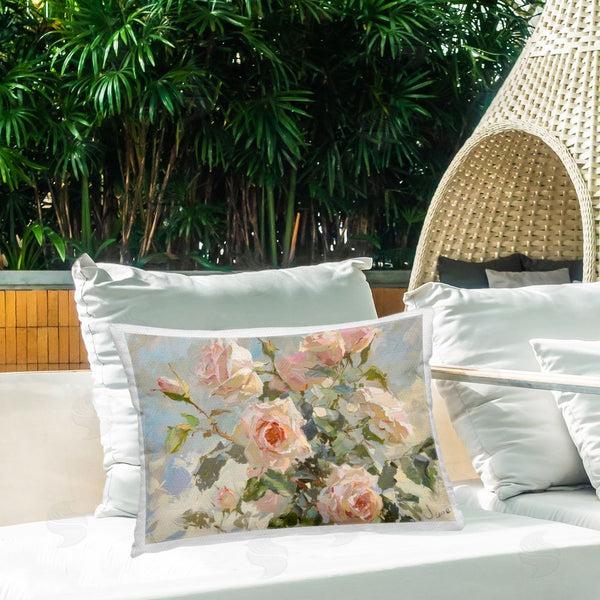 Stupell Industries Creative Studio | Beautiful Pink Roses Bundle Printed Throw Pillow