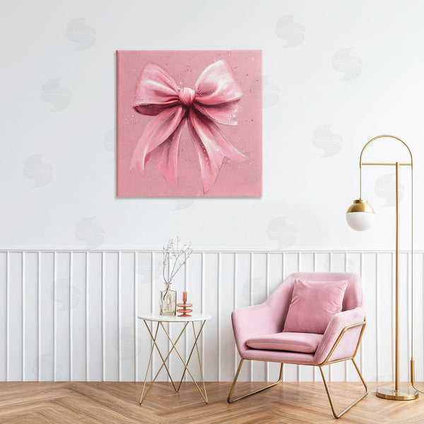 Stupell Industries Creative Studio | Big Pink Bow With Speckles