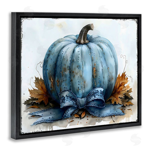 Stupell Industries Creative Studio | Blue Pumpkin With Bow Wall Art